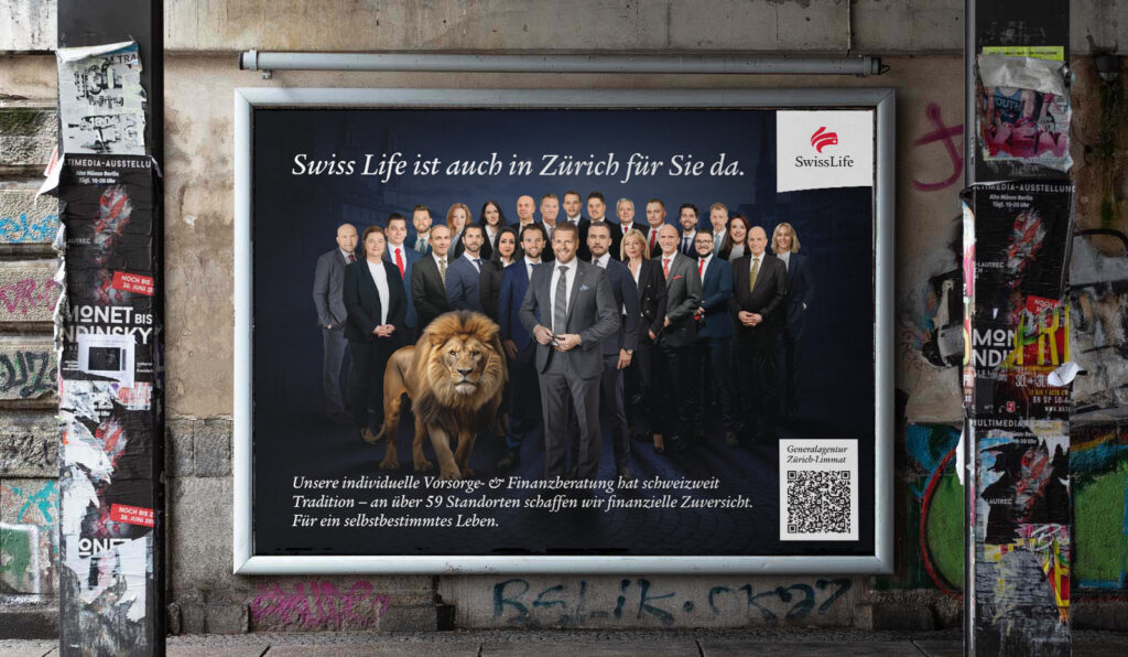 Swisslife Grafik Generalagentur Zürich Limmat